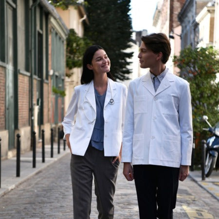 Doctor-wear optimized for maximum mobility and professional comfort.